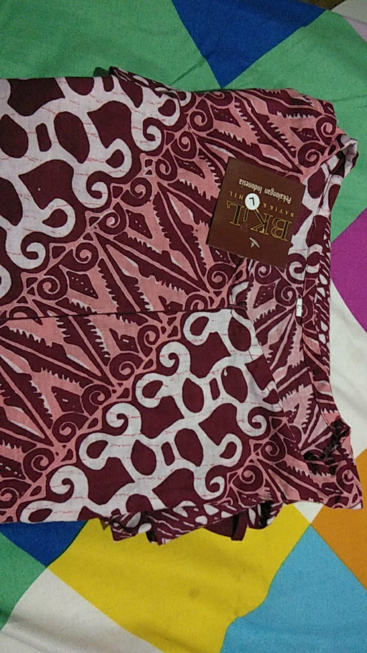 Batik Wanita Kekinian Blouse Batik Brokat Batik Kombinasi Seno Parang Susun