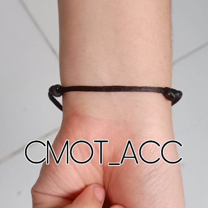 GELANG TALI SATIN/CHINA POLOS/SILANG 2MM