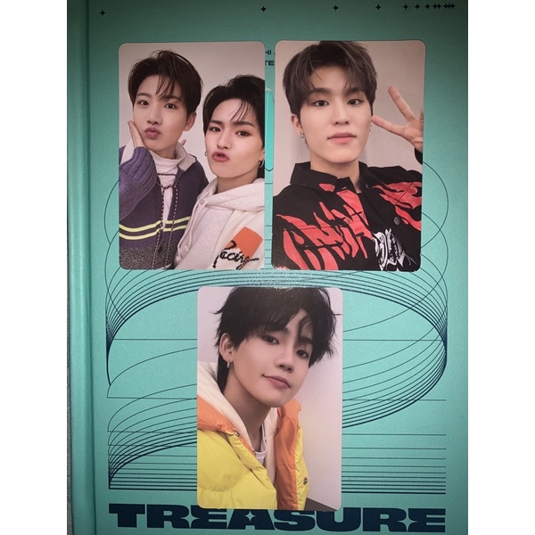 photocard pc hyunsuk jeongwoo junkyu yoshi unit tss green ver selca selfie jaket kuning