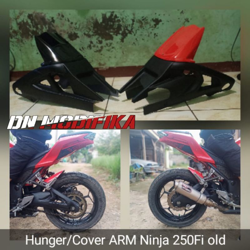 Cover arm ninja 250 Fi Hugger arm ninja 250 fi  model moge