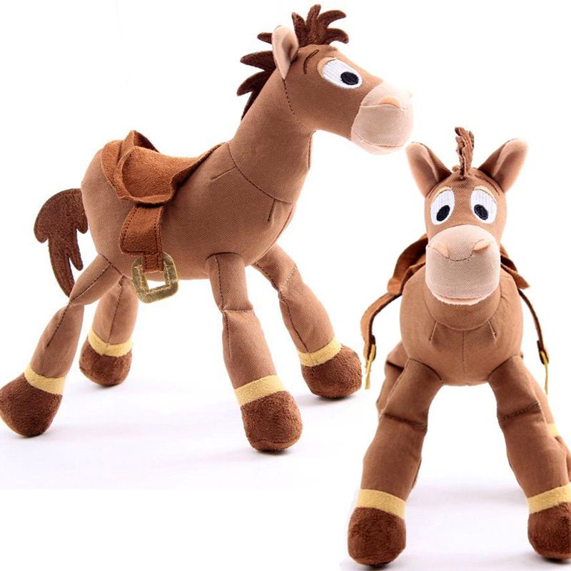 【Ready Stock】25cm Toy Story Soft Plush Stuffed Bullseye Woody Jessie Horse Cute Doll Kids Toy