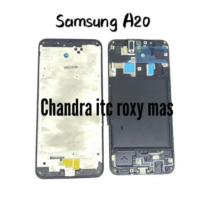 Tulang frame tatakan lcd Samsung a20 original