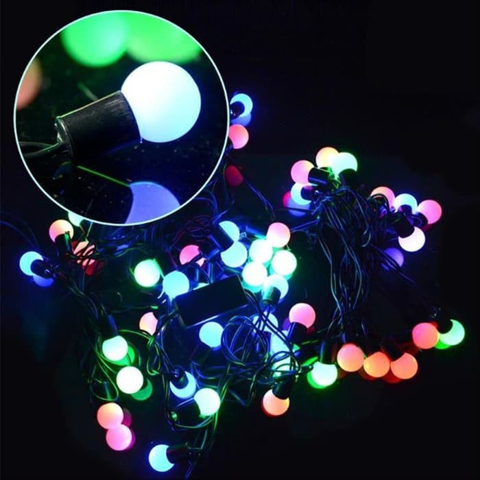 Lampu Tumblr - Rainbow Lampu Natal LED RGB Twinkle Light