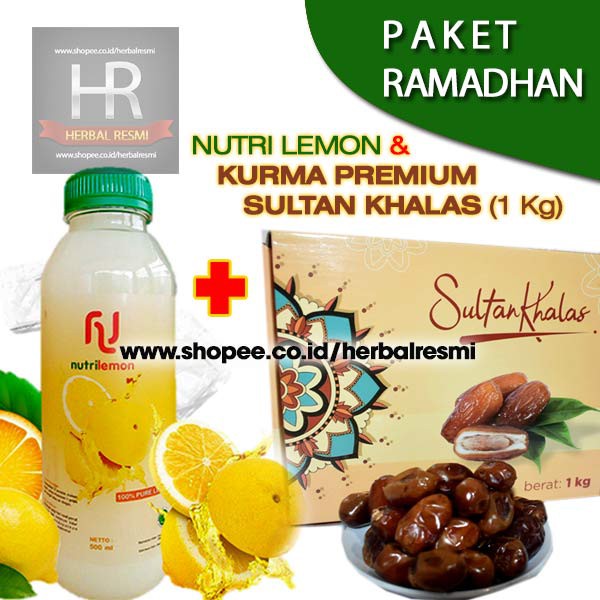 

Paket Nutri Lemon dan Kurma Premium Sultan Khalas 1 Kg