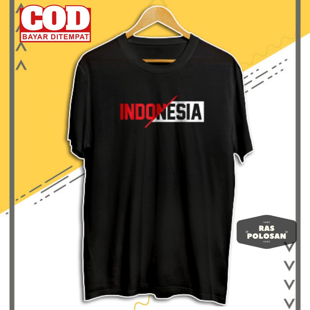 KAOS DISTRO PRIA INDONESIA MERAH PUTIH KAOS INDONESIA KAOS PRIA MURAH