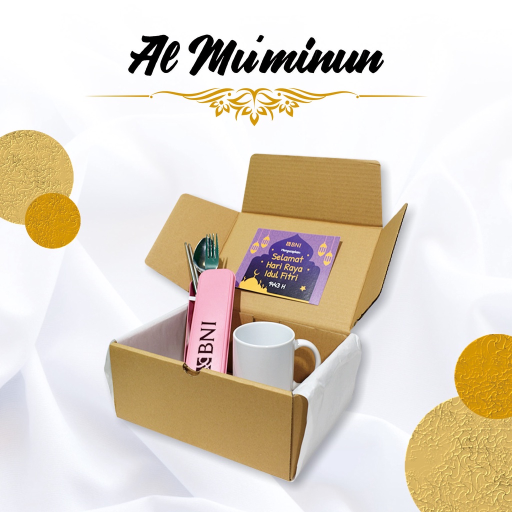 

Hampers Idul Fitri/Parsel Idul Fitri Ramadhan - Al Mu'minun