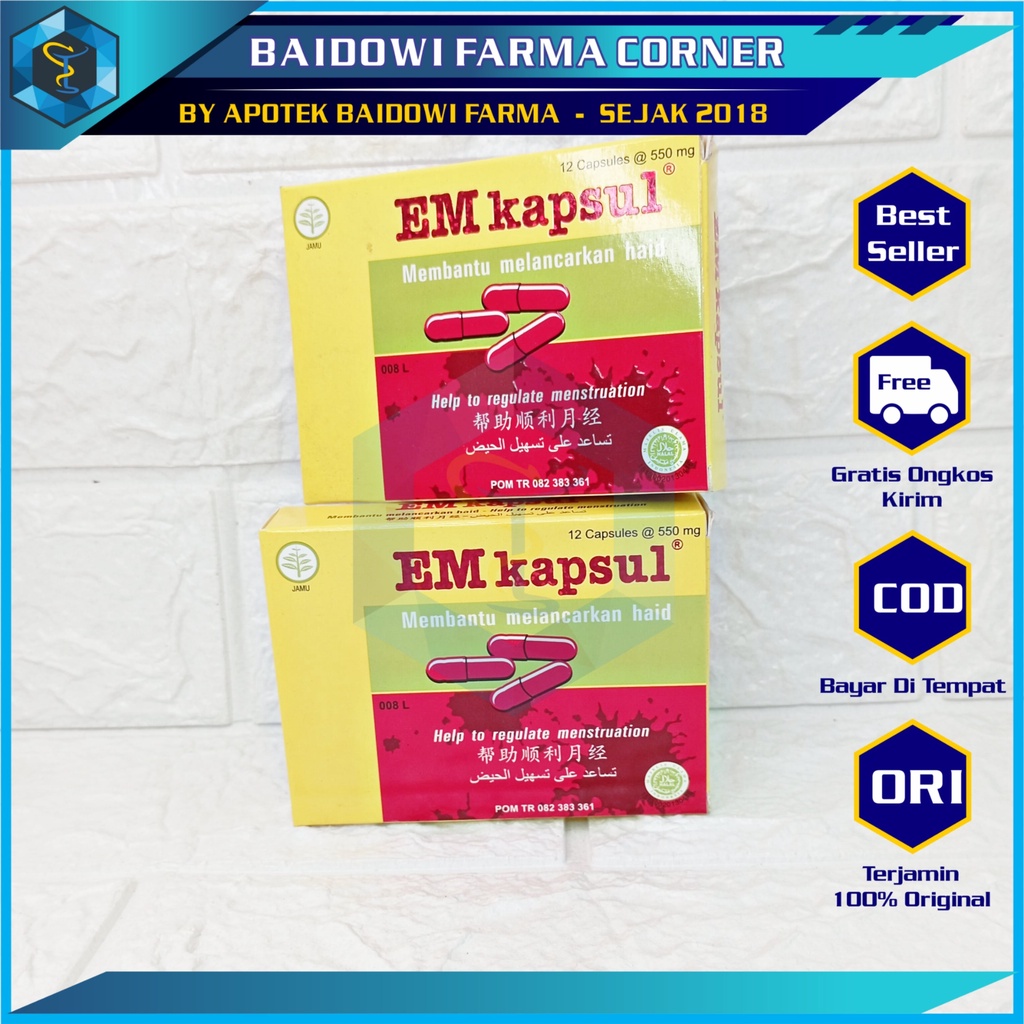 EM KAPSUL PELANCAR HAID