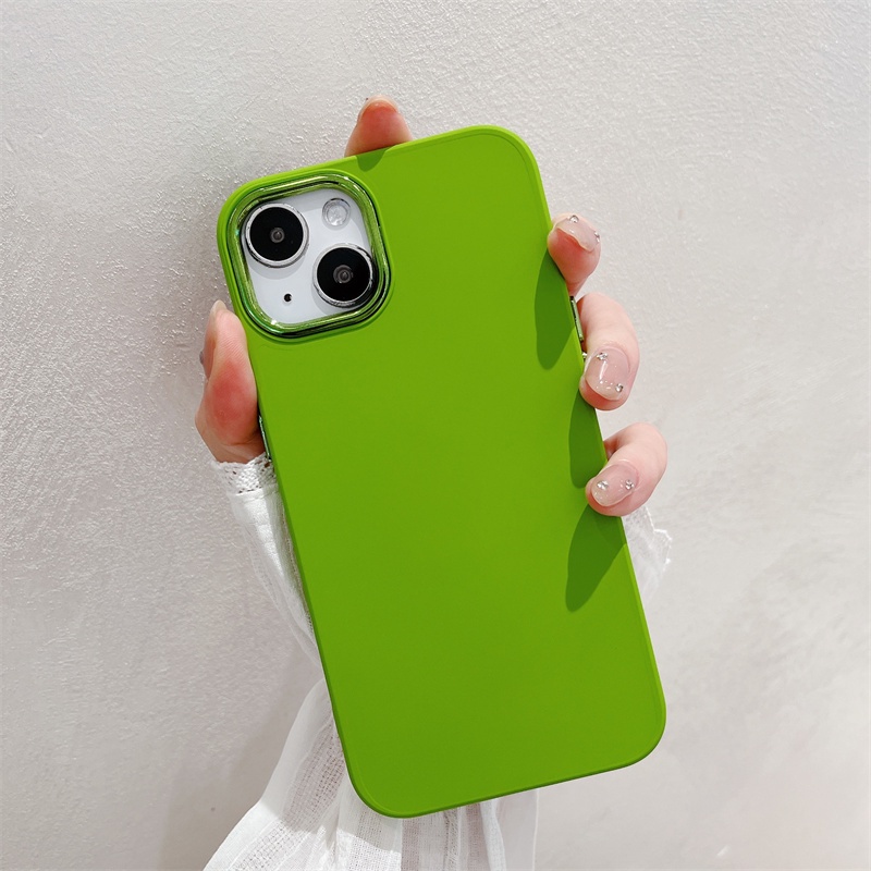 Soft case Bahan Silikon Cair Tahan Banting Untuk iphone 14 pro max plus 13 12 11 pro max