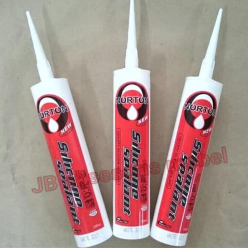 

LEM KACA / SILICON / SILIKON / SEALANT NORTON WHITE CLEAR BLACK