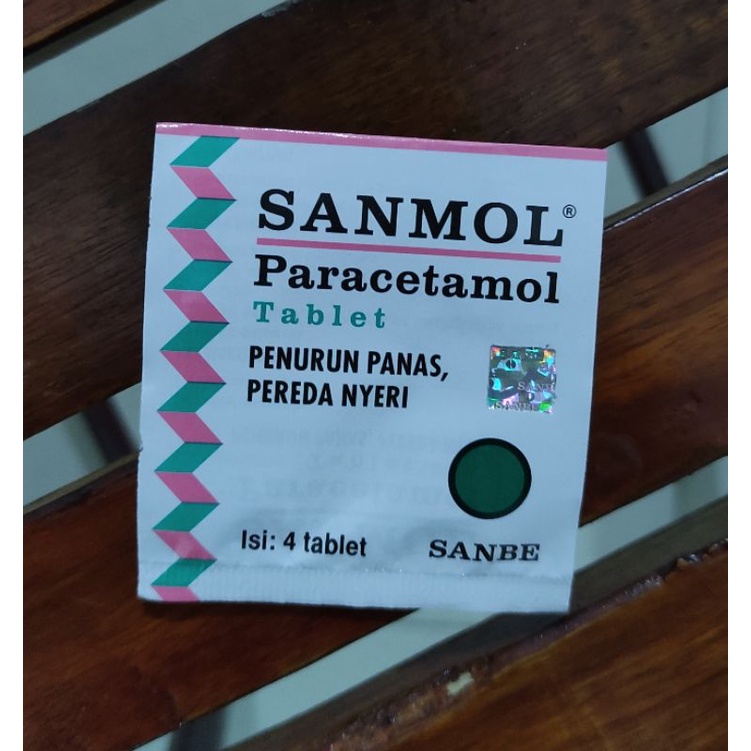 Sanmol 4 Tab /menurunkan demam /meredakan nyeri kepala /sakit gigi