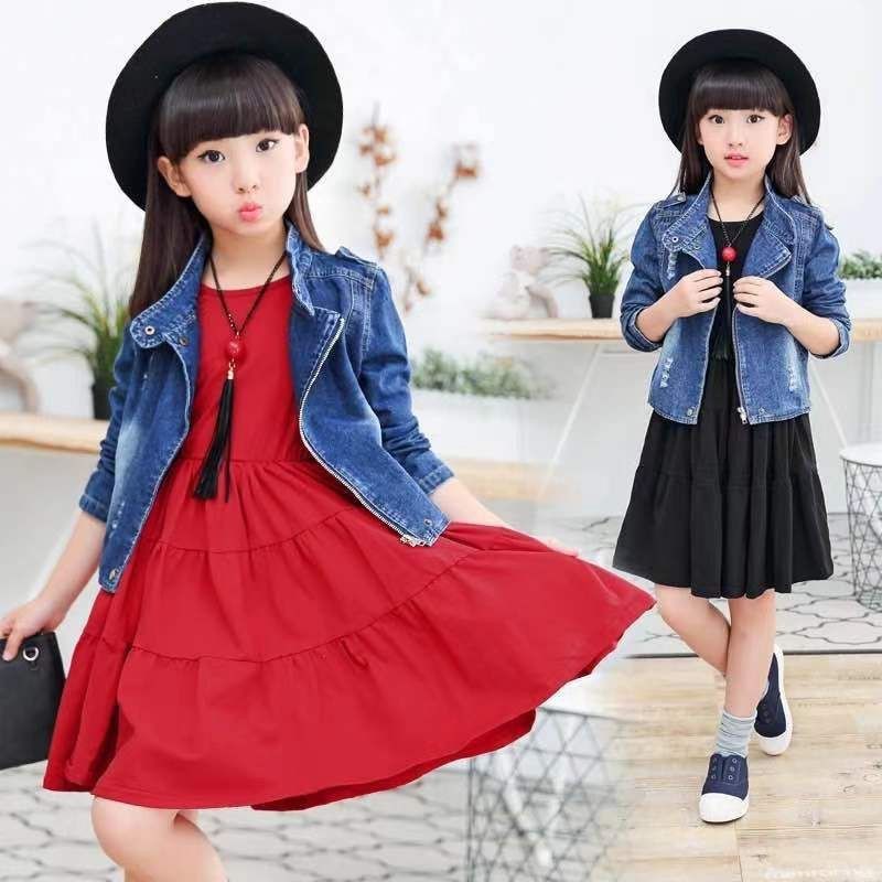 Set dress..jaket jeans