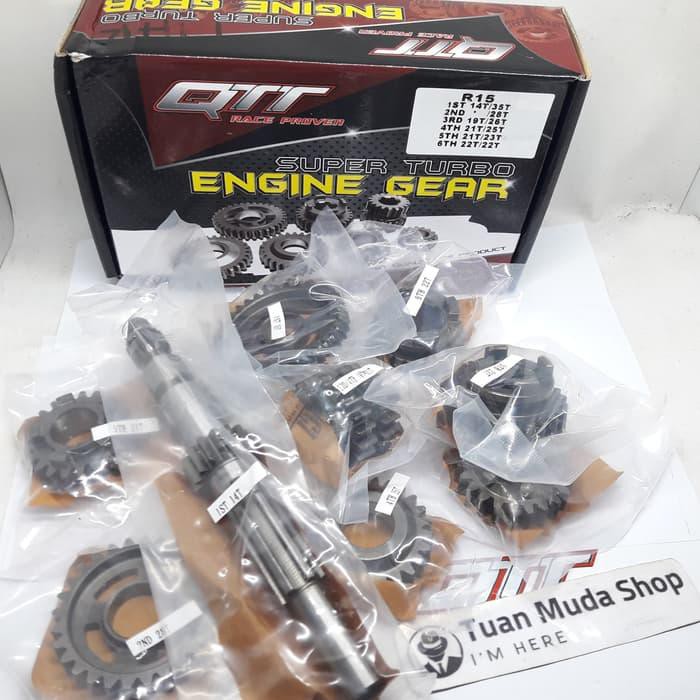 gigi rasio qtt yamaha r15 sparepart