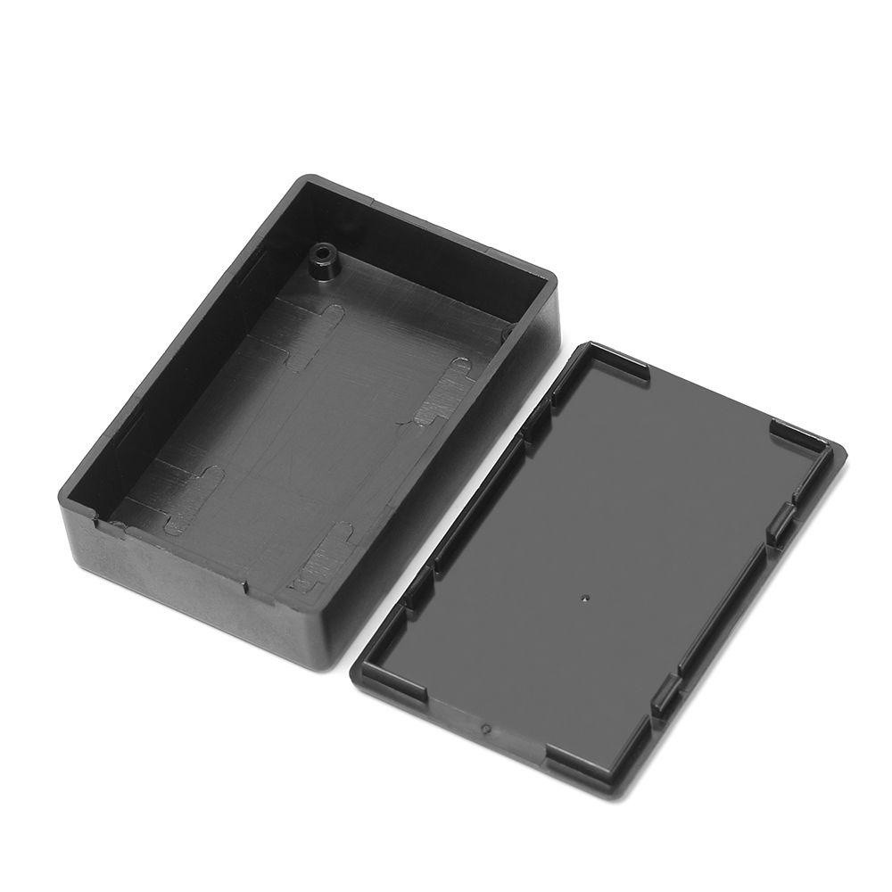 Nanas1/2pcs Kotak Proyek Elektronik Hitam DIY Kualitas Tinggi Instrumen Kasus