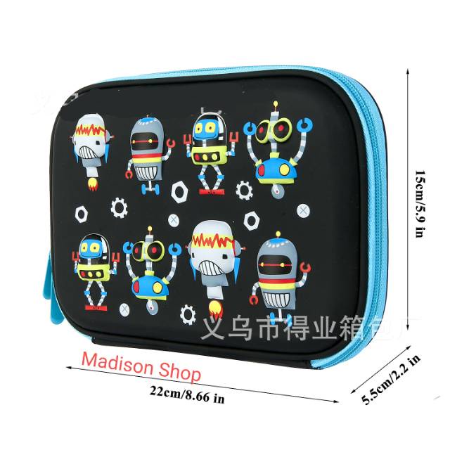 Pencil Case Unicorn Smiggle Tempat Pensil Jumbo Kado Anak Murah Peralatan Tulis ATK  Dinosaur Robot