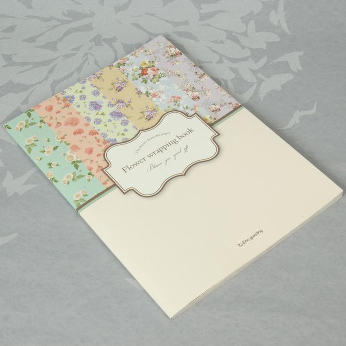 

Floral Wrapping Paper Book / Kertas Kado / Bungkus Kado