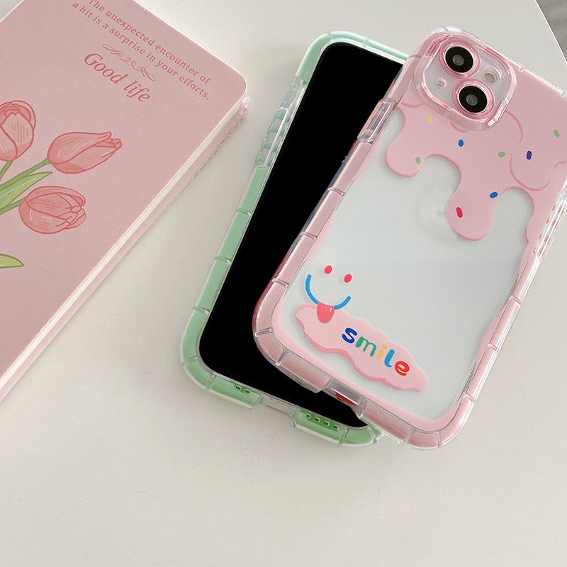 Soft Case Hp Gambar Es Krim Untuk IPhone 12 / 13 / 11promax / X / Xs Max / Xr