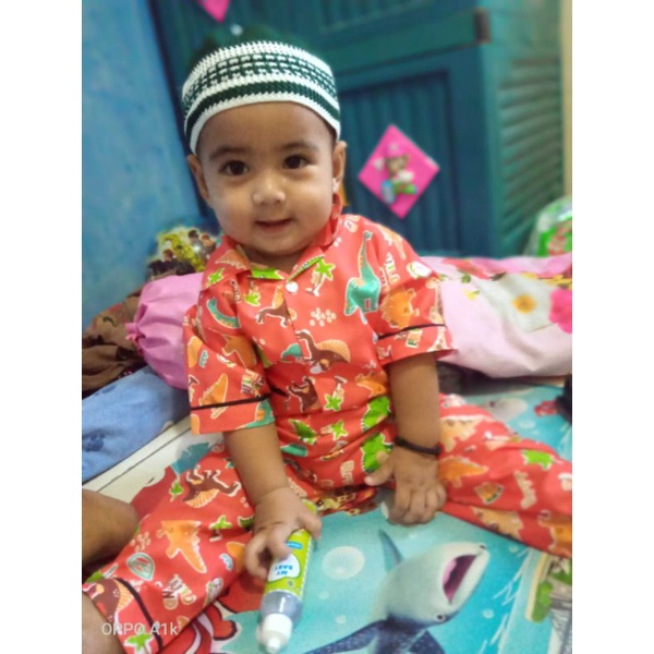 Piyama Karakter Polymikro Tanggung murah meriah Laki-laki usia 5 - 10Tahun