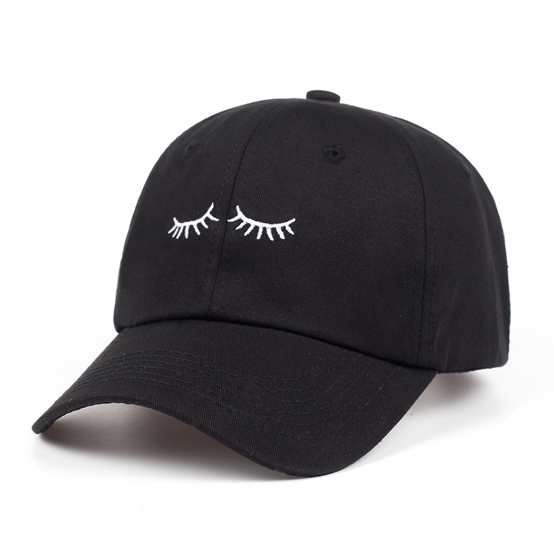 CARTEXBLANCHE - Eyelash Topi Baseball Cap Bordir Unisex Pria - Wanita