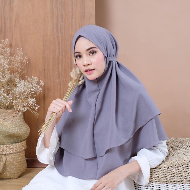 JILBAB BERGO MARYAM DUA LAYER | BERGO AISYAH DOUBLE LAYER | BERGO MARYAM NON PET ( 1KG MUAT 10 PCS )