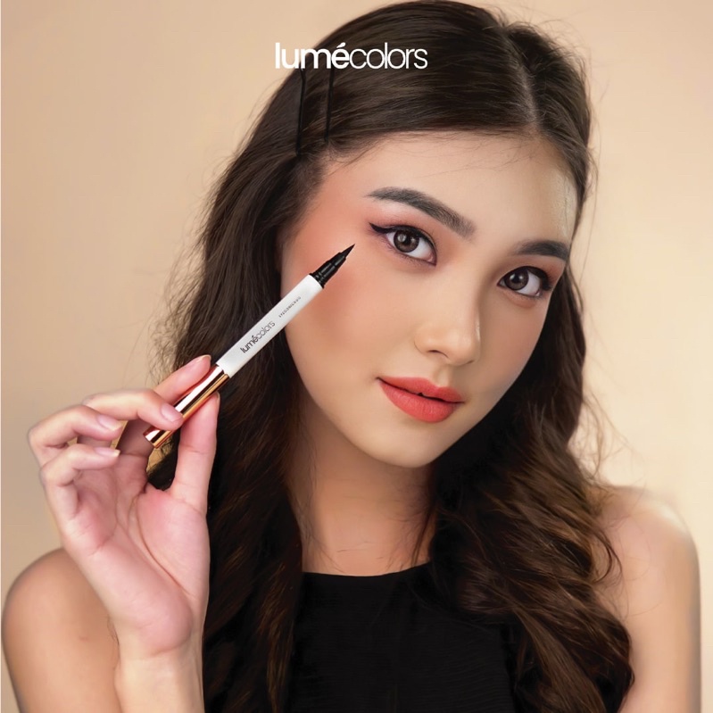 Lumecolors Day &amp; Night Palette Eyeshadow Brush Blush On Eyeliner Eyebroq Eyeconic Duo Liner 2in1