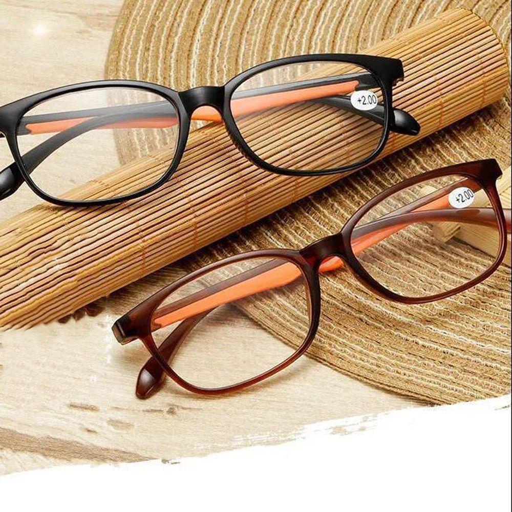 Mxbeauty Kacamata Baca Travel Outdoor Ultralight Presbyopic Baca Pembesar Putaran Hyperopia Eyewear