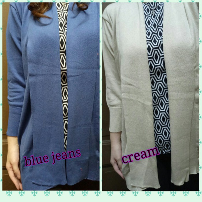 Stok Ready cardigan   outer muslim bagus rajut Berkualitas