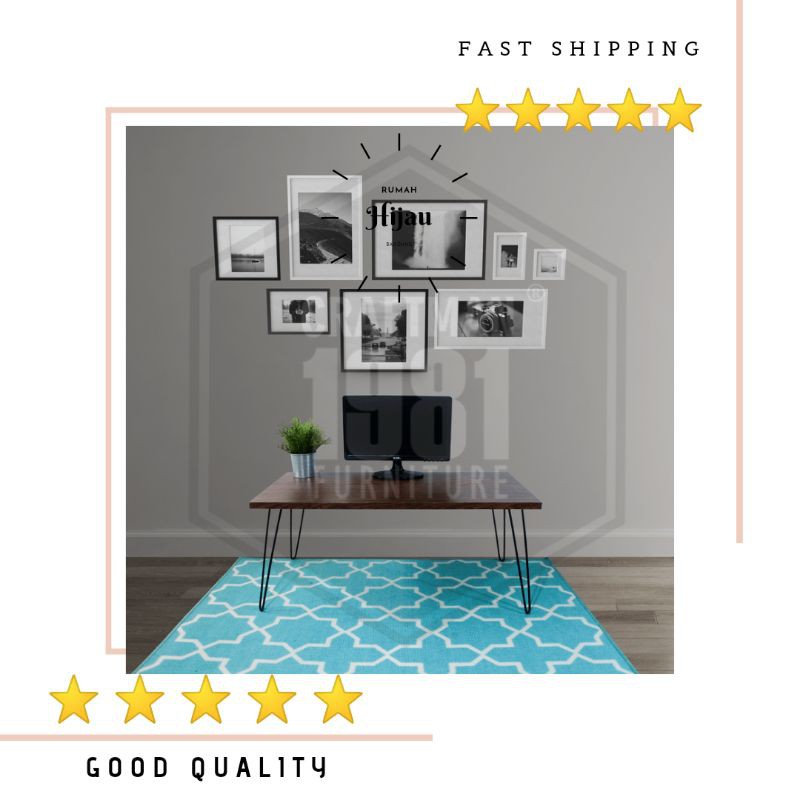 MEJA LESEHAN HAIRPIN MEJA MAKAN LESEHAN MEJA CAFE MEJA RESTO MINIMALIS MEJA LESEHAN MODERN