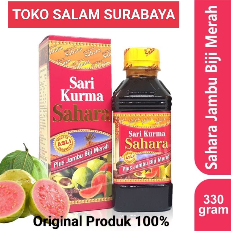 

Sari Kurma Sahara Plus Jambu Biji Merah 330 gr - Toko Salam Surabaya