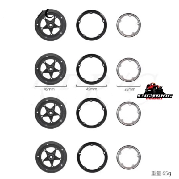 VELG BEADLOCK METAL MN D90 MN99