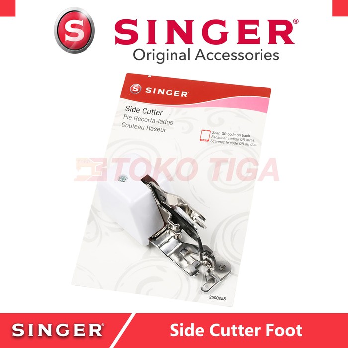 Sepatu SIDE CUTTER / Sepatu OBRAS Mesin Jahit portable Merk SINGER