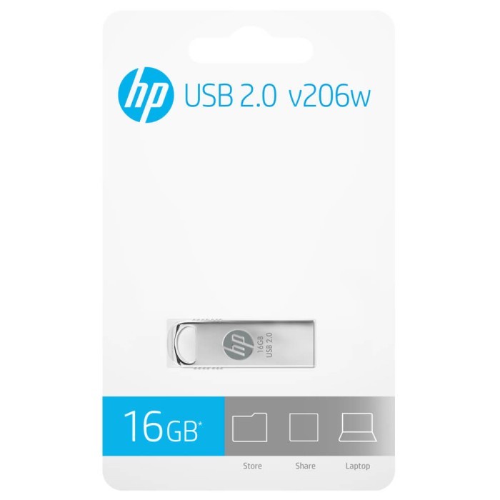 Flashdisk HP usb 2.0 v206w - 16gb