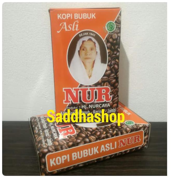 

KOPI BUBUK ASLI HITAM ROBUSTA KOPI NUR KERINCI JAMBI 250GRAM