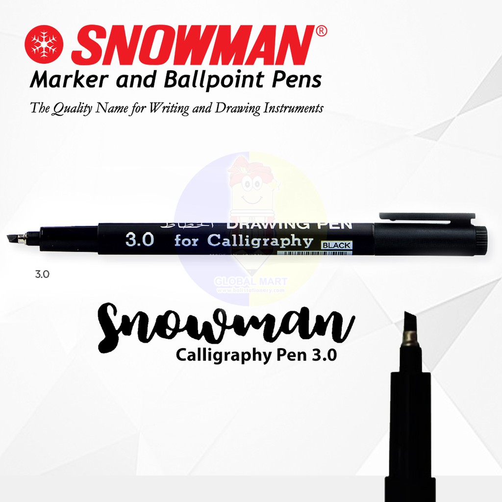 

NEW ! Snowman Calligraphy Pen 3.0 Black