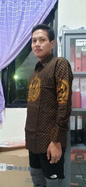 Gurdo Truntum Kemeja Batik Pria Lapis Furing Katun Primisima Batik Solo Batik Klasik Teruntum