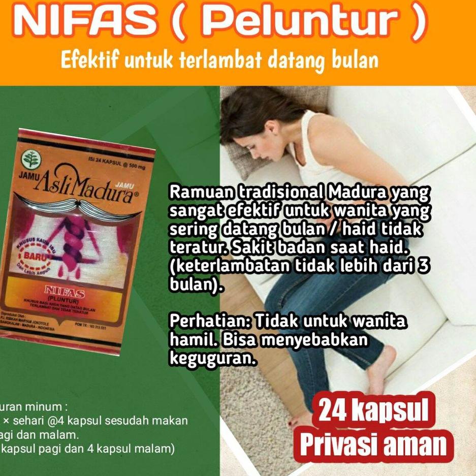 BEST SELLER 9229 (tuntas haid ampuh) suplemen wanita Atasi telat datang bulan, Jamu Nifas peluntur, 