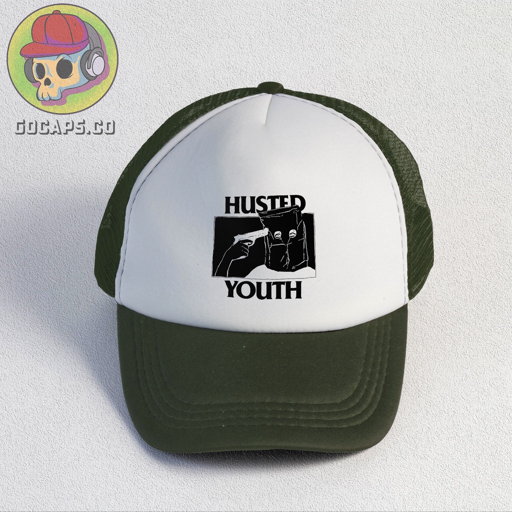 Husted | Trucker Hat | Topi Pria | Trucker | Baseball | Brand | Topi Jaring | Gocaps