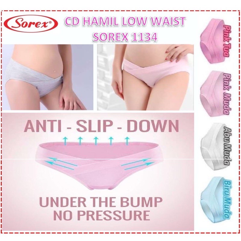 SOREX CD Celana Dalam Hamil 1134 Mini (di bawah pusar) Maternity Seamless 1127 1130 1132