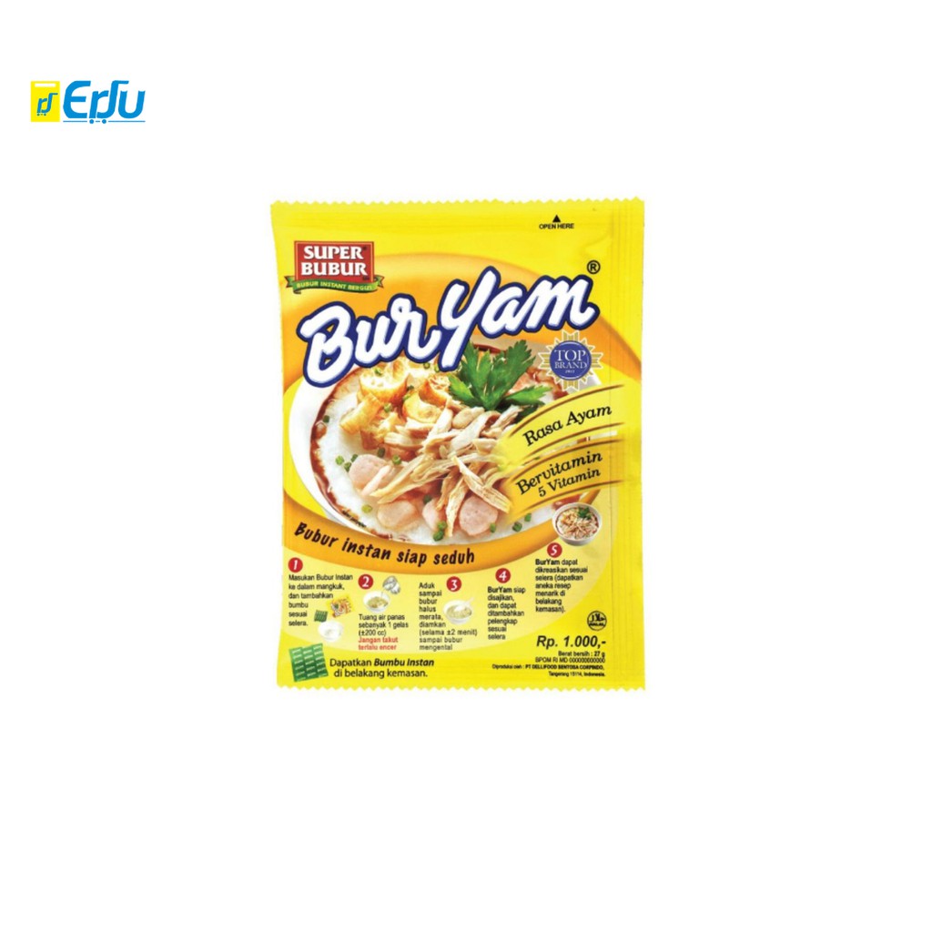 

BurYam Bubur Ayam 22gr 1 Renceng