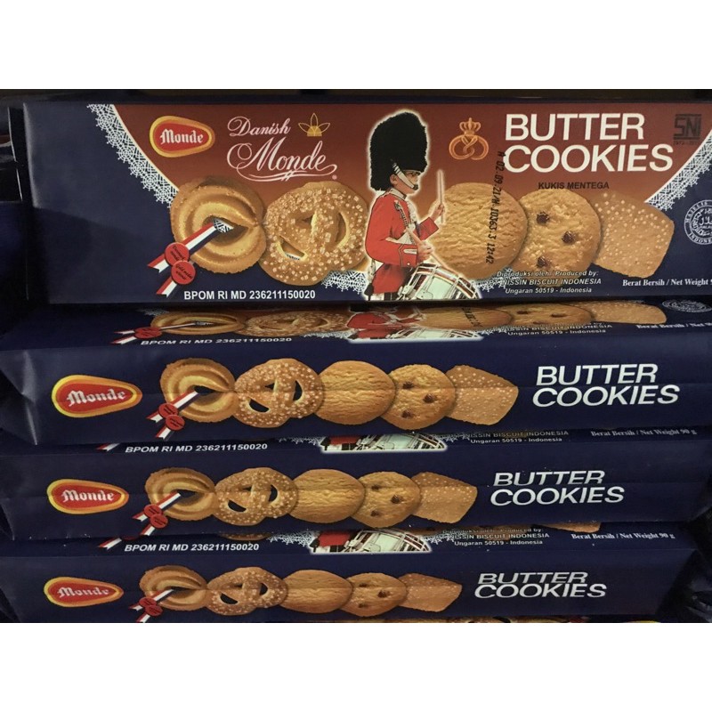 

Monde Butter cookies 90 gr