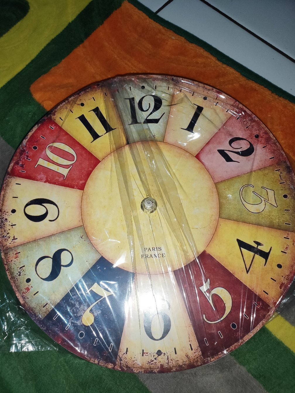 117 Jam Dinding Unik Retro Hiasan Interior Motif Plate Vintage Pelengkap Nuansa Klasik