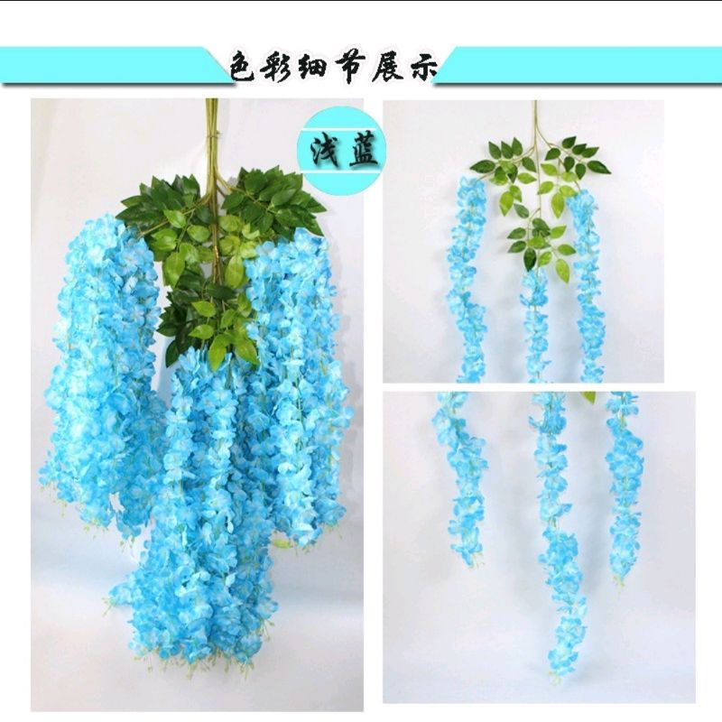 WISTERIA JUMBO IMITASI / BUNGA WISTERIA JUMBO