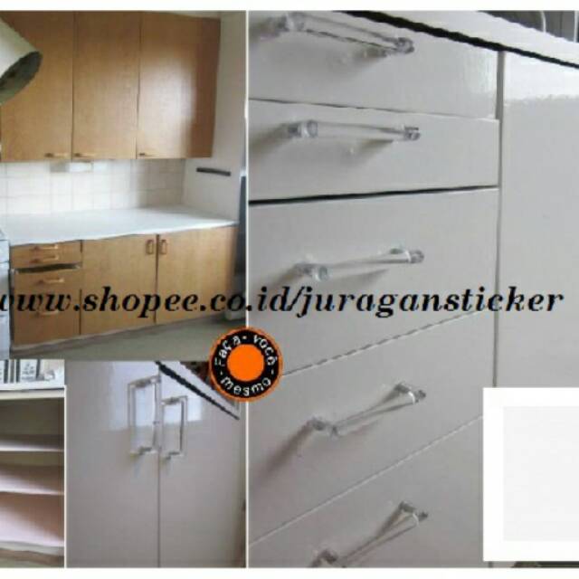 

Sticker Furniture White Glossy 1273 ( Mengkilat )