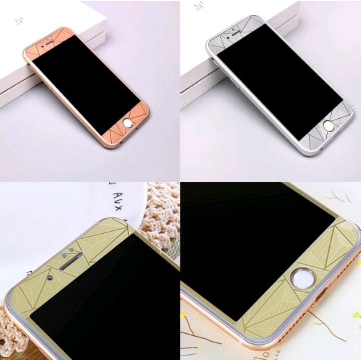 For Iphone 4 5 6 6 Plus Tempered Glass Diamond 3D Tempered Glass Depan Belakang