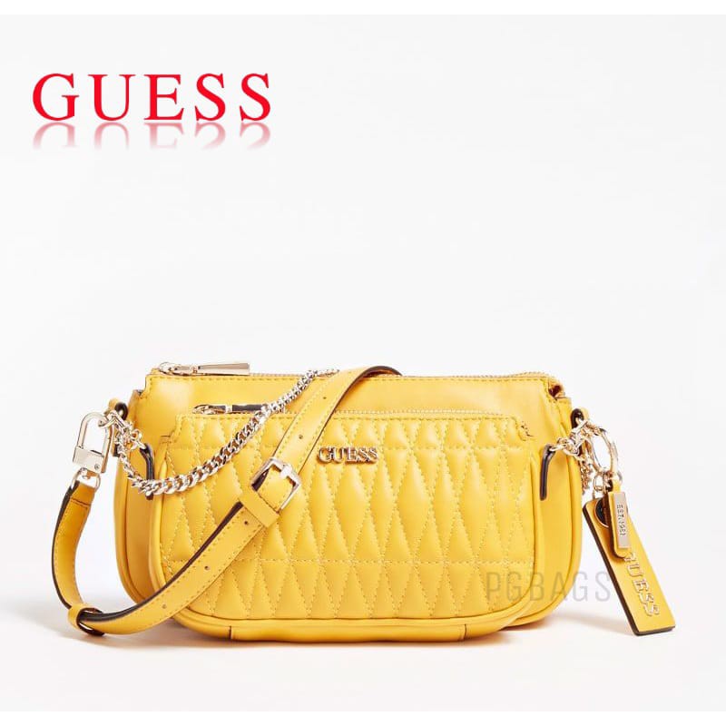 (PGBAGS) SALE!! KABELKA GGUESS ARIE TAS WANITA SELEMPANG WITH POUCH IMPORT/PREMIUM #542850