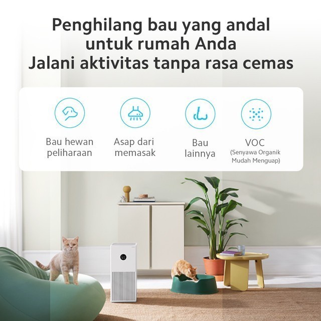 Mi Smart Air Purifier 4 Lite Penyaring Pembersih Udara - GARANSI RESMI