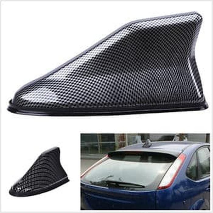 Antena Shark Fin Hybrid Karbon Hybrid Sirip Hiu JS Racing Carbon