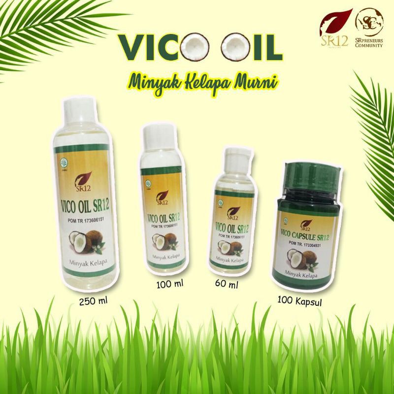 

VCO SR12/VIRGIN COCONUT OIL/MANJURRR MINYAK KELAPA Sejutaa Manfaat