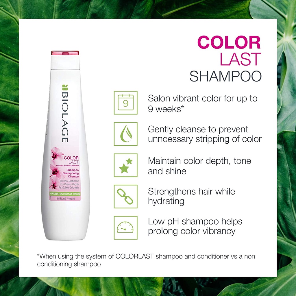 MATRIX Biolage Colorlast Shampoo - Shampo Nutrisi Penghalus Perawatan Rambut Berwarna Diwarnai 200 ml