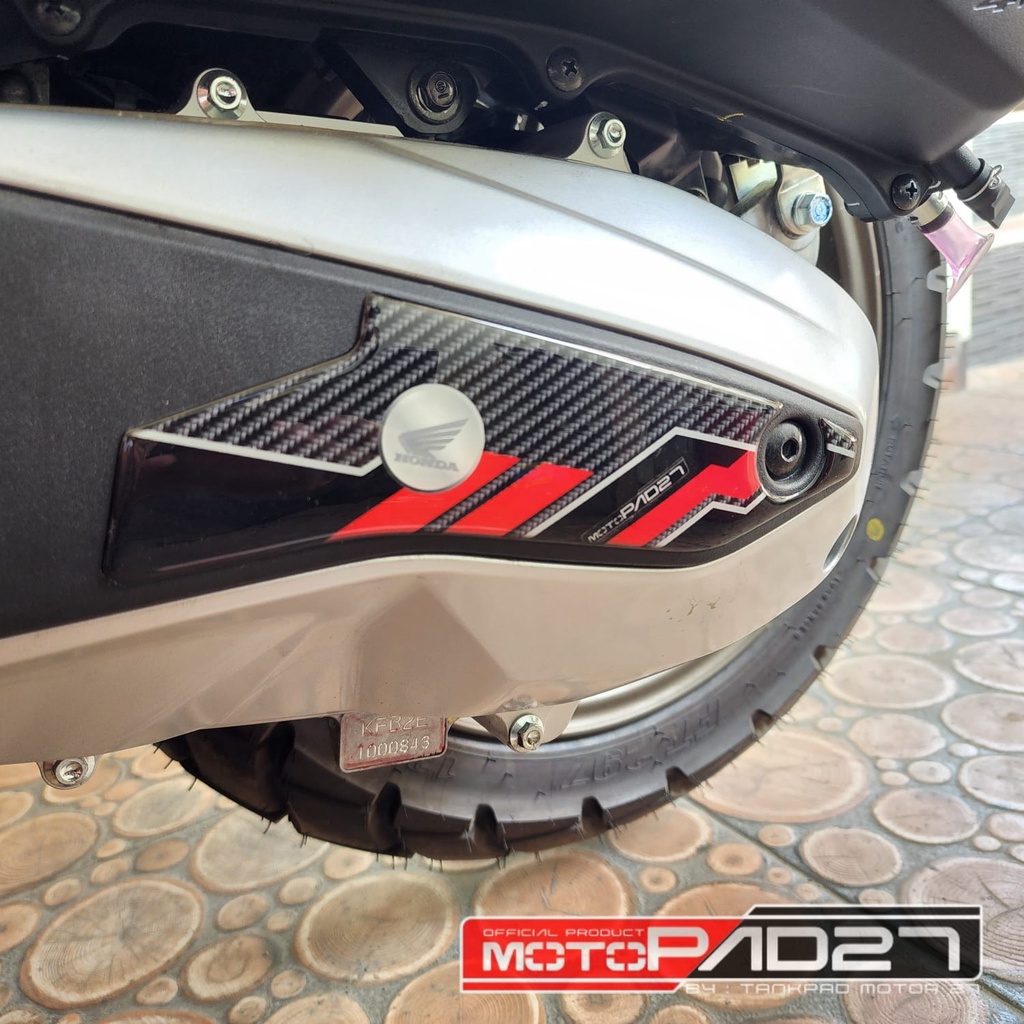 stiker cover CVT honda ADV 160 carbon resin premium