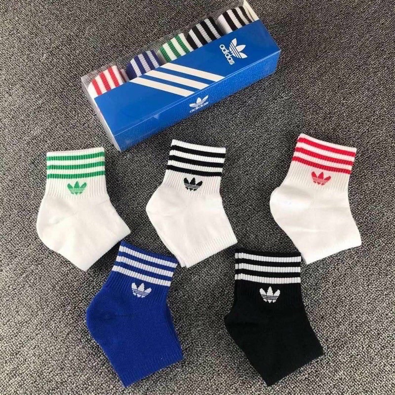 ((TERMURAH)) ADIDAS SOCKS / KAOS KAKI ADIDAS 5 IN 1 / KAOS KAKI OLAHRAGA / KAOS KAKI PRIA / KAOS KAKI WANITA / KAOS KAKI ANAK / MEN SOCKS / WOMEN SOCKS / SPORT SOCKS / KOS KAKI BASKET / KAOS KAKI FUTSAL